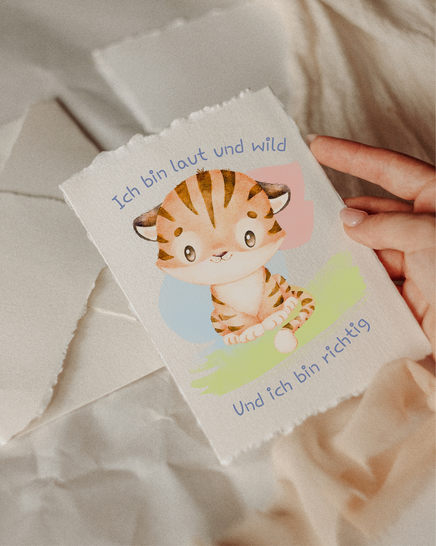 "Laut & Wild & Richtig" – Stärkendes Digitalbild für Dein Kind (Sofort-Download)