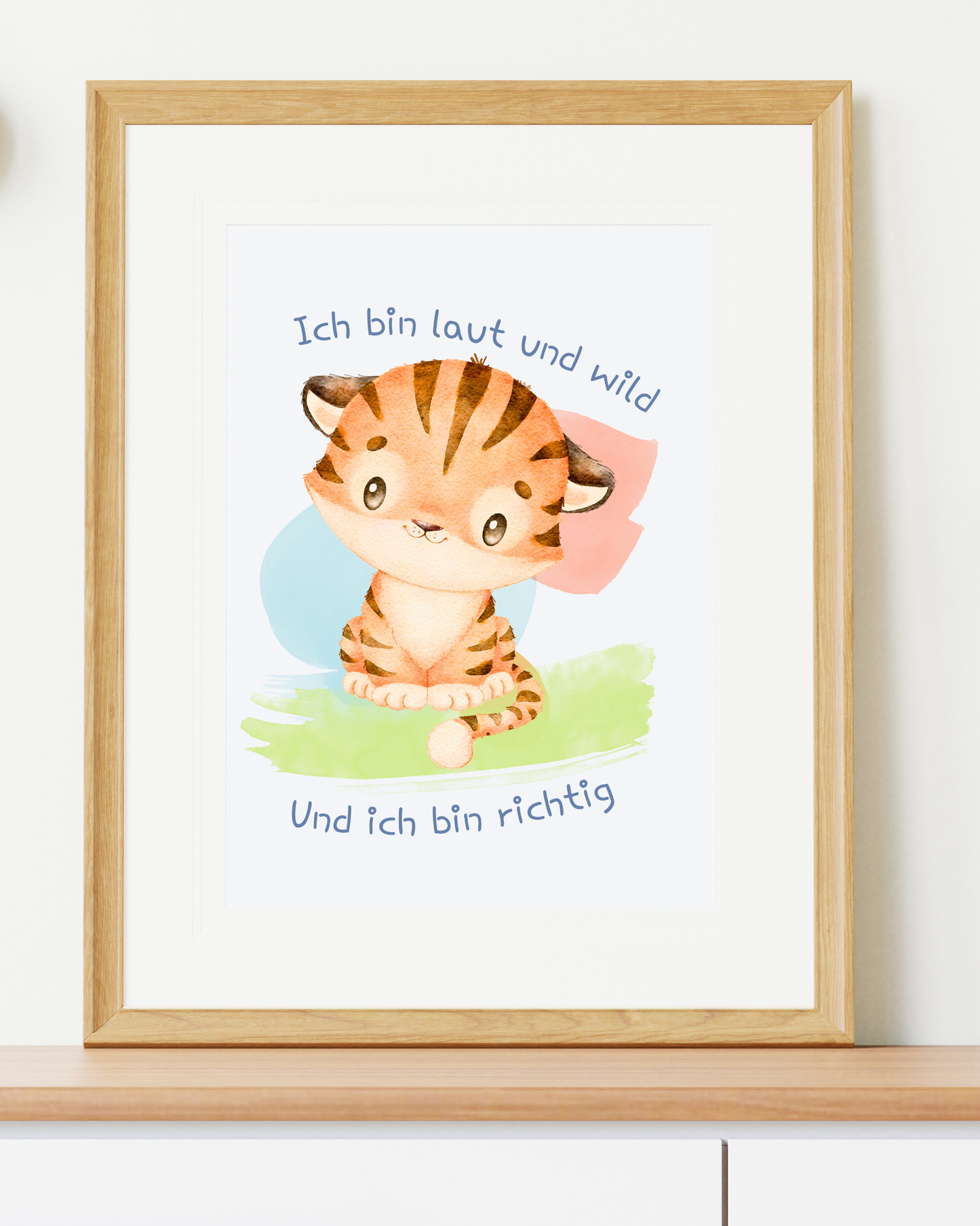 "Laut & Wild & Richtig" – Stärkendes Digitalbild für Dein Kind (Sofort-Download)