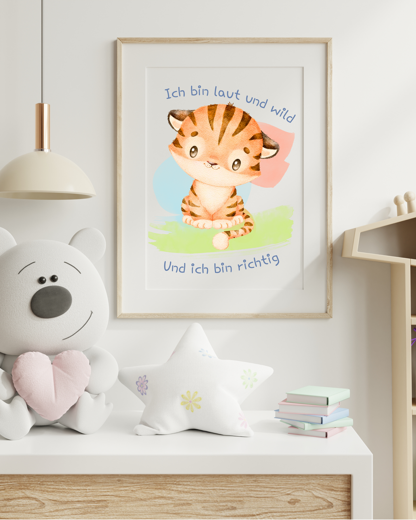 TIGER-POSTER: Ich bin laut und wild und ich bin richtig!