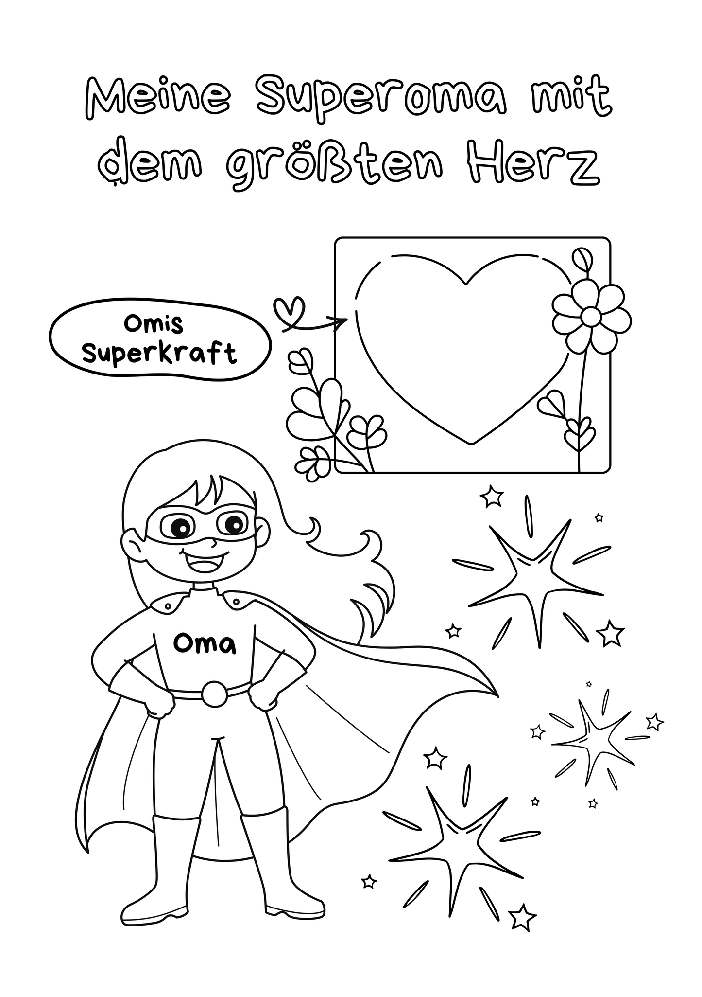 Booklet "Meine liebe Omi"