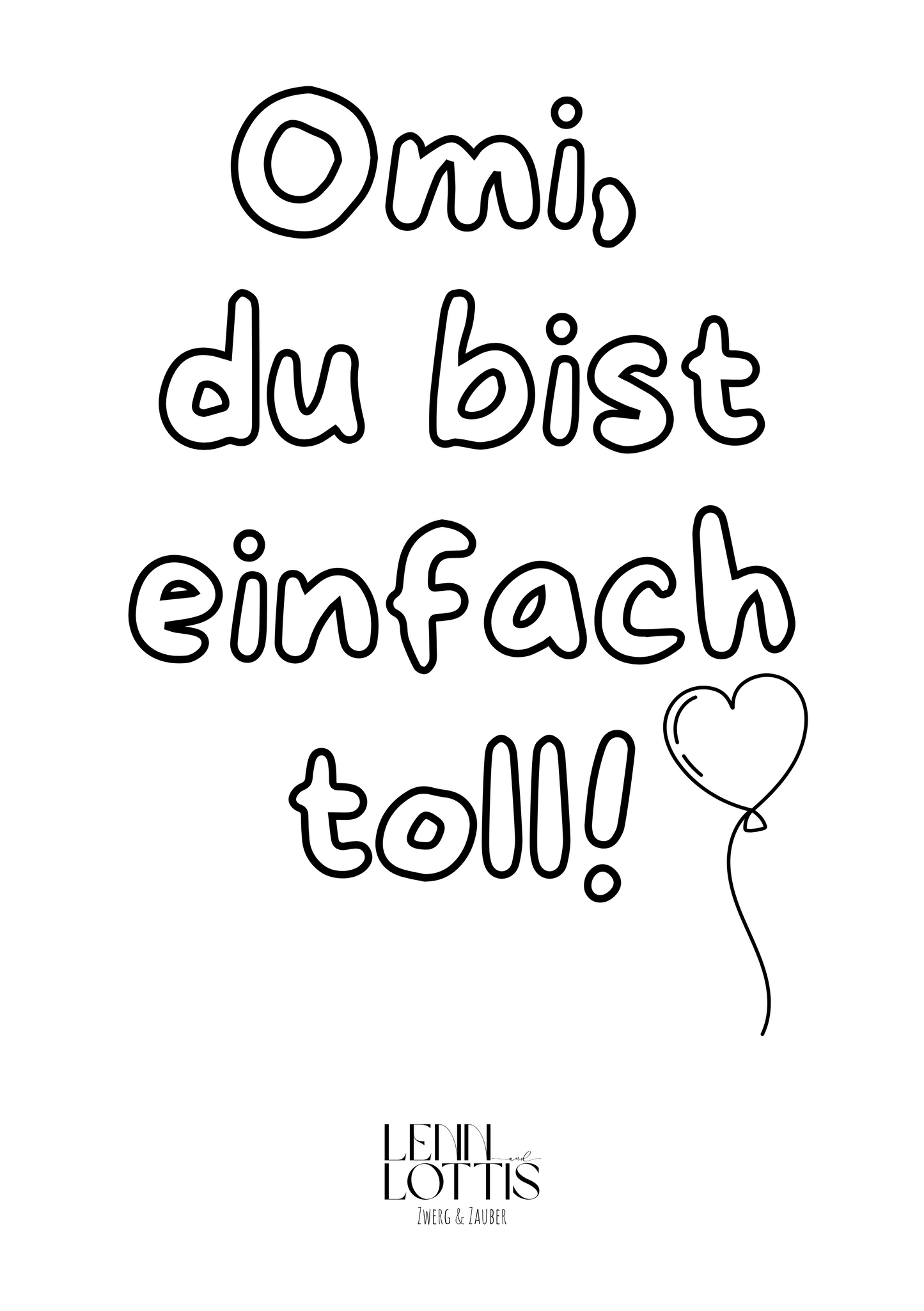 Booklet "Meine liebe Omi"